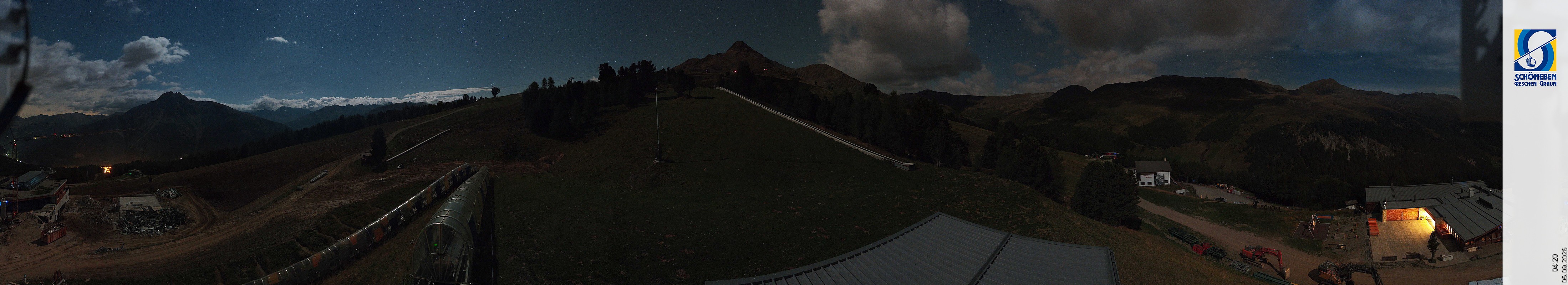 Archiv Foto Webcam Schöneben - Panoramablick von der Mittelstation