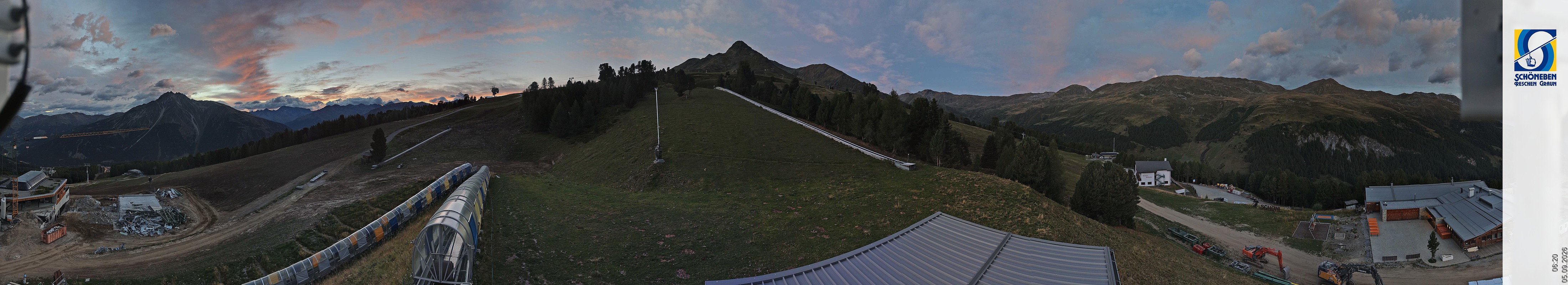 Archiv Foto Webcam Schöneben - Panoramablick von der Mittelstation