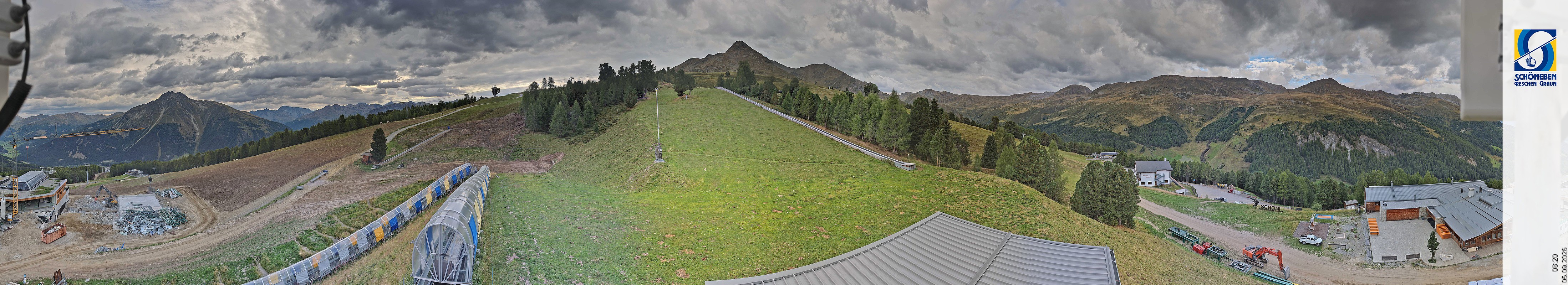Archiv Foto Webcam Schöneben - Panoramablick von der Mittelstation
