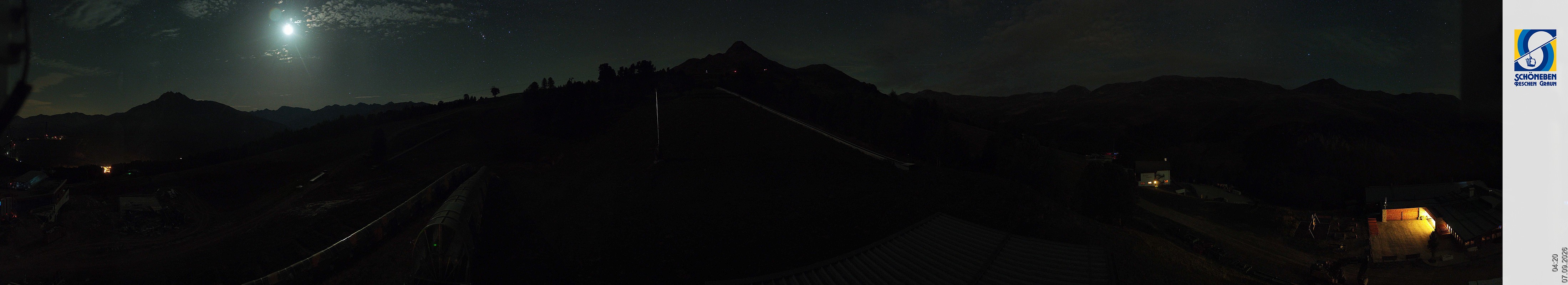 Archiv Foto Webcam Schöneben - Panoramablick von der Mittelstation