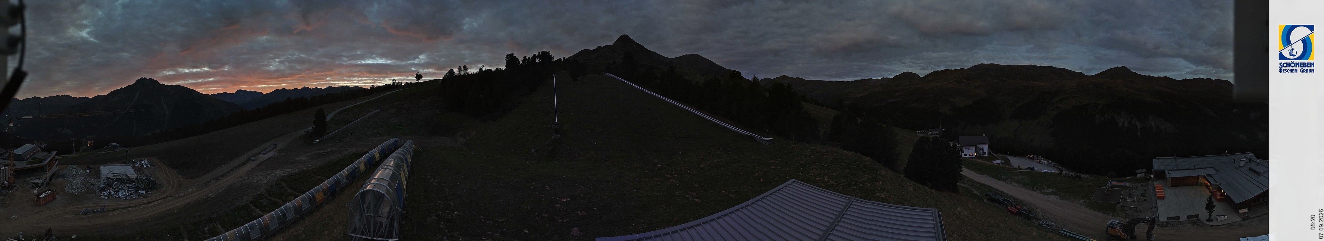 Archiv Foto Webcam Schöneben - Panoramablick von der Mittelstation
