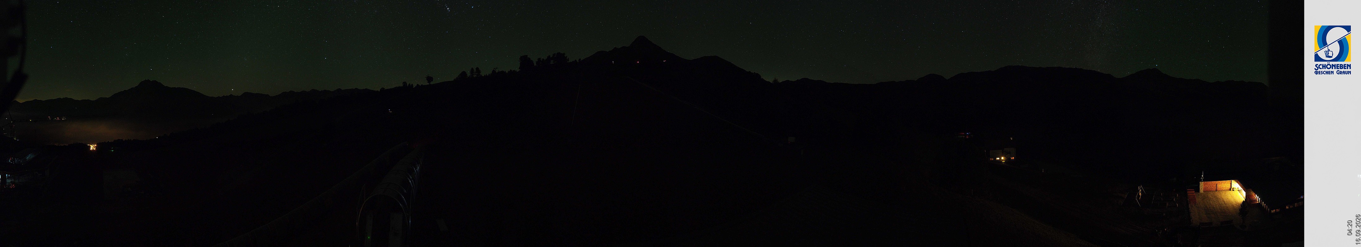 Archiv Foto Webcam Schöneben - Panoramablick von der Mittelstation