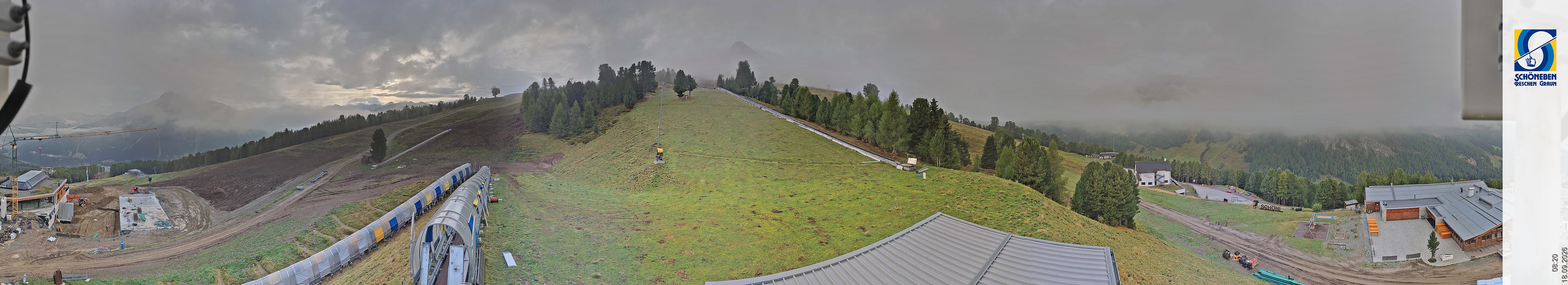 Archiv Foto Webcam Schöneben - Panoramablick von der Mittelstation