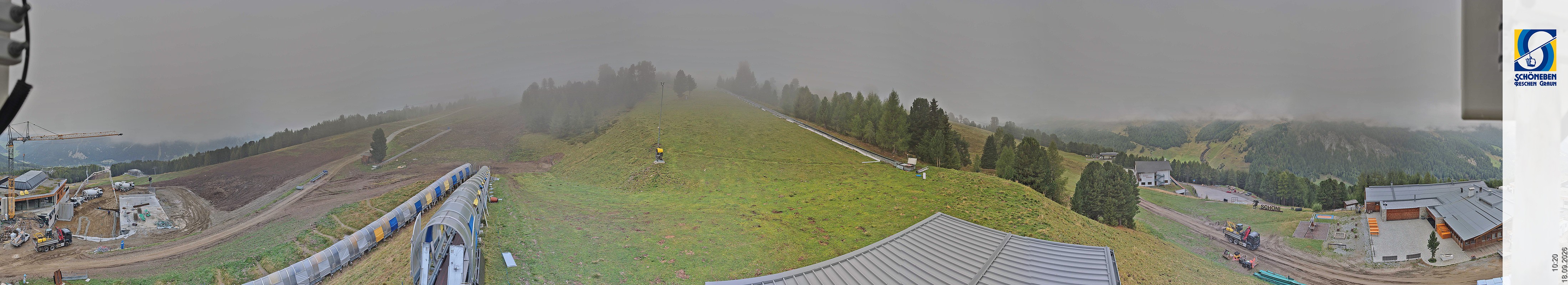 Archiv Foto Webcam Schöneben - Panoramablick von der Mittelstation