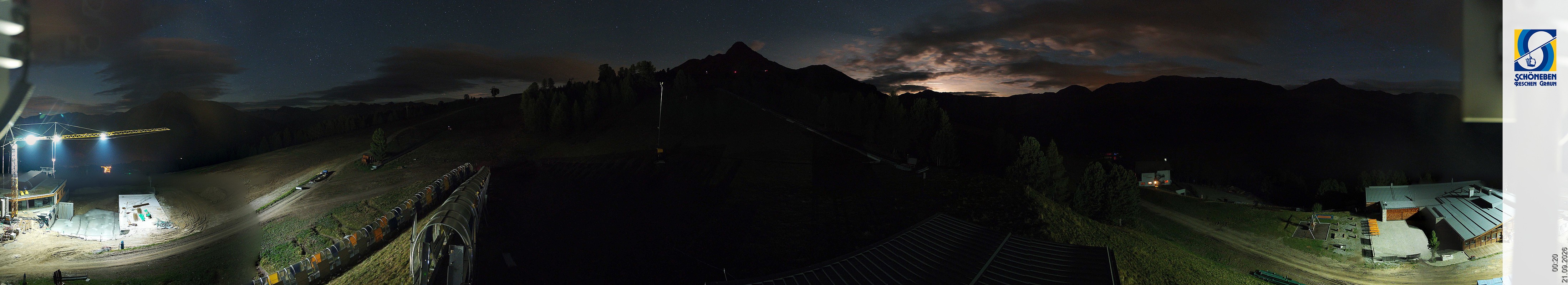 Archiv Foto Webcam Schöneben - Panoramablick von der Mittelstation