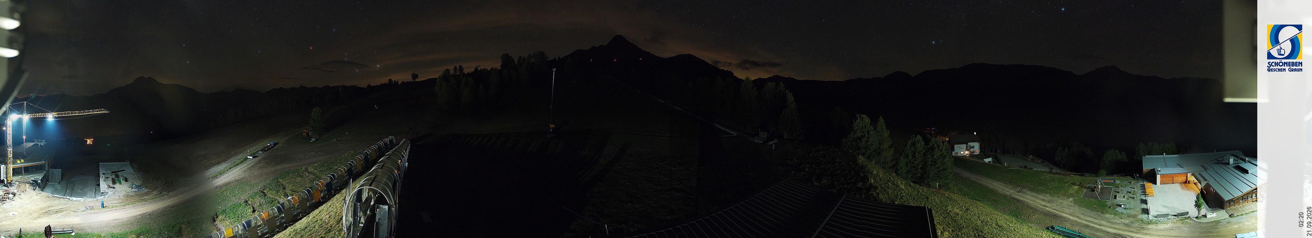 Archiv Foto Webcam Schöneben - Panoramablick von der Mittelstation