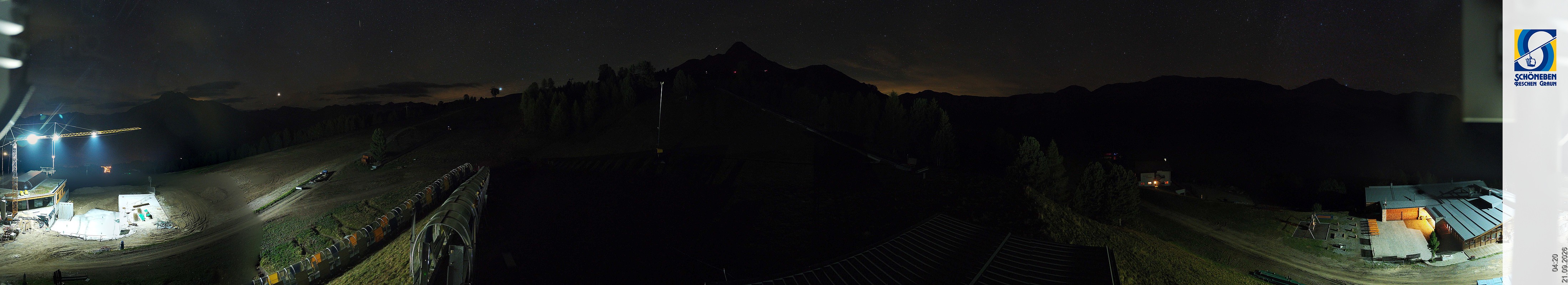 Archiv Foto Webcam Schöneben - Panoramablick von der Mittelstation