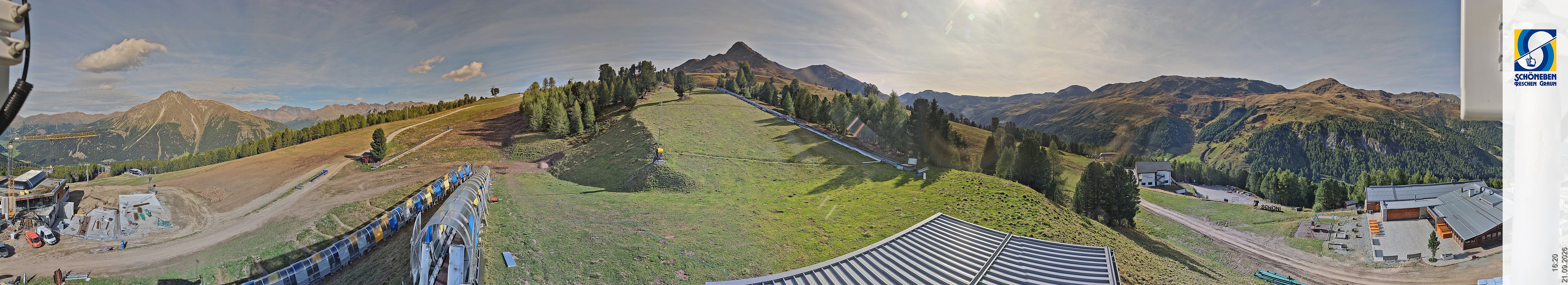 Archiv Foto Webcam Schöneben - Panoramablick von der Mittelstation