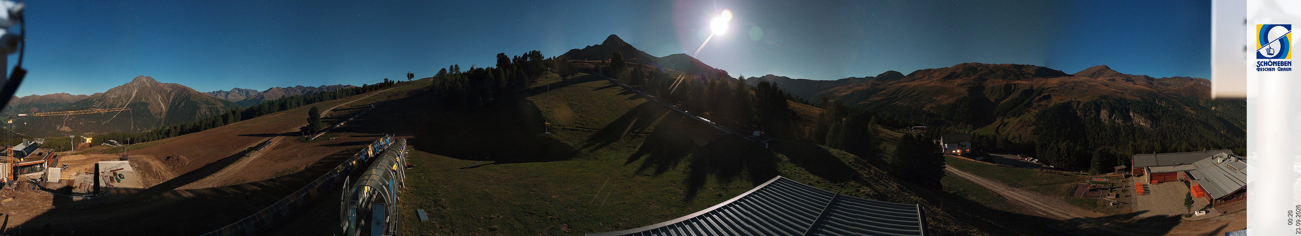 Archiv Foto Webcam Schöneben - Panoramablick von der Mittelstation