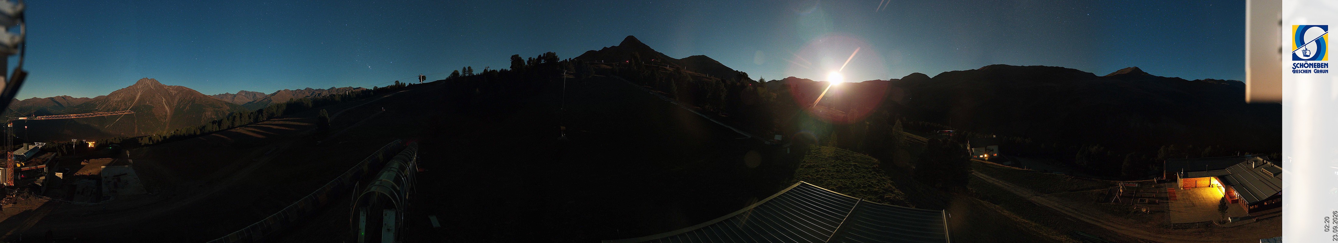 Archiv Foto Webcam Schöneben - Panoramablick von der Mittelstation