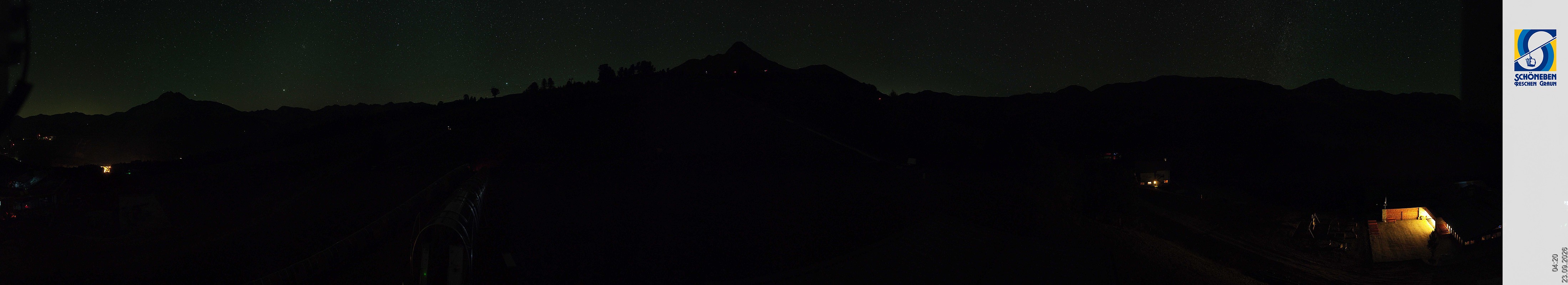 Archiv Foto Webcam Schöneben - Panoramablick von der Mittelstation