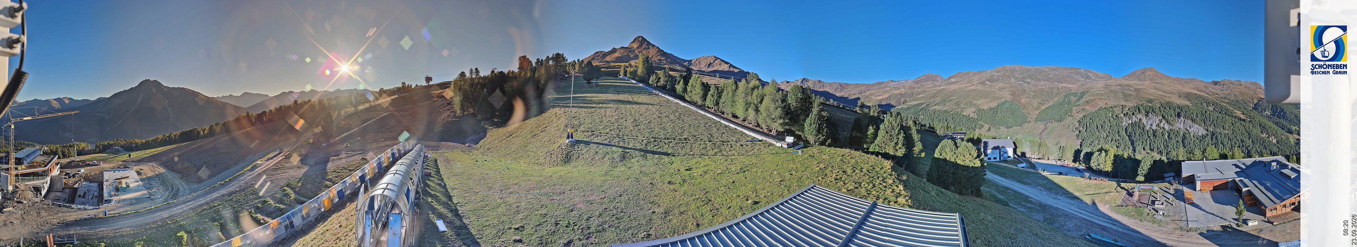 Archiv Foto Webcam Schöneben - Panoramablick von der Mittelstation