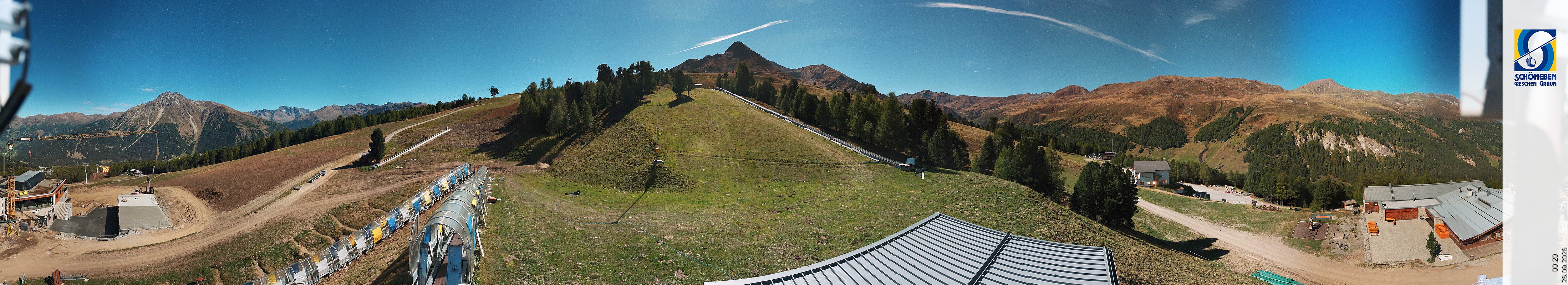 Archiv Foto Webcam Schöneben - Panoramablick von der Mittelstation