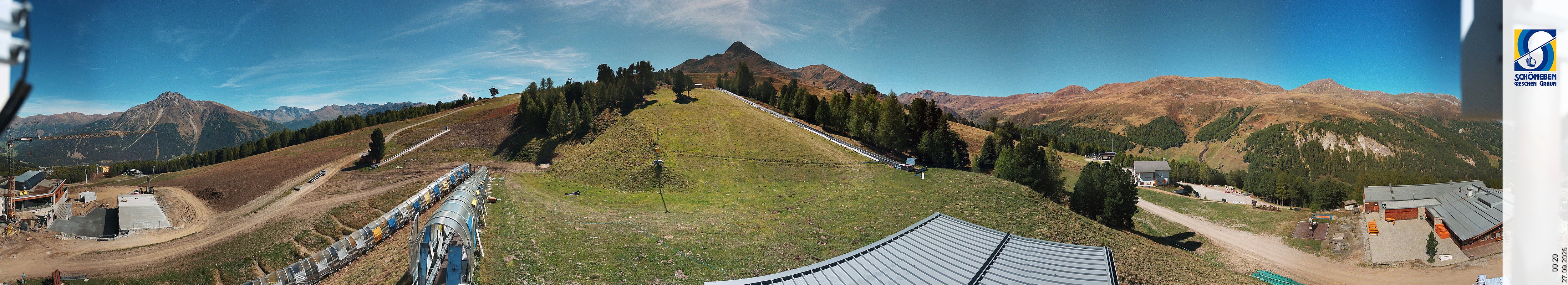 Archiv Foto Webcam Schöneben - Panoramablick von der Mittelstation