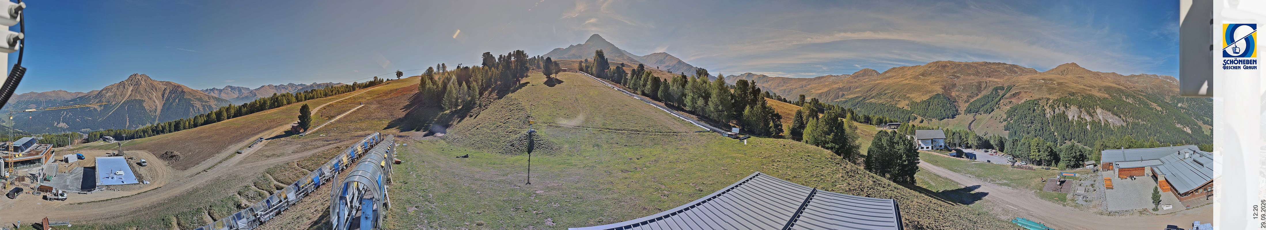 Archiv Foto Webcam Schöneben - Panoramablick von der Mittelstation