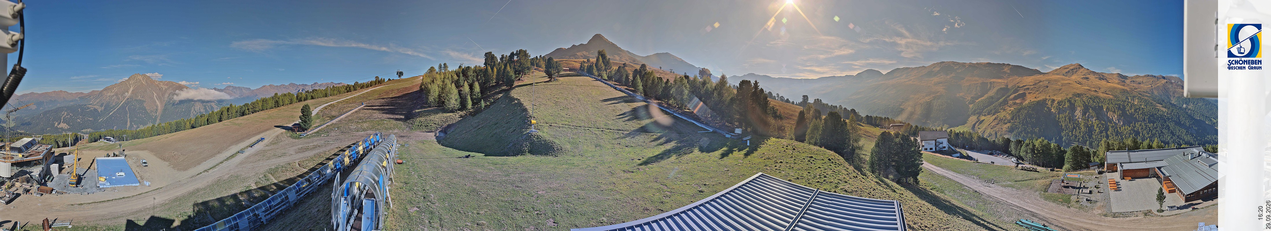 Archiv Foto Webcam Schöneben - Panoramablick von der Mittelstation