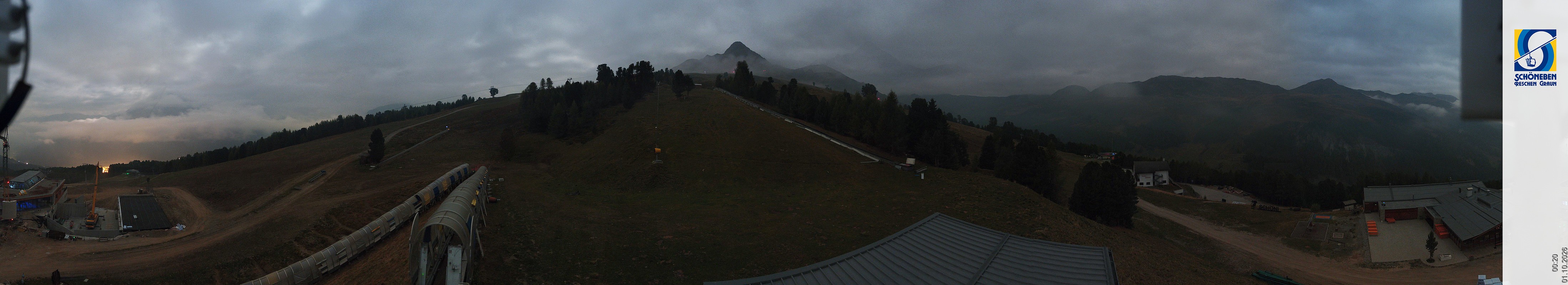 Archiv Foto Webcam Schöneben - Panoramablick von der Mittelstation