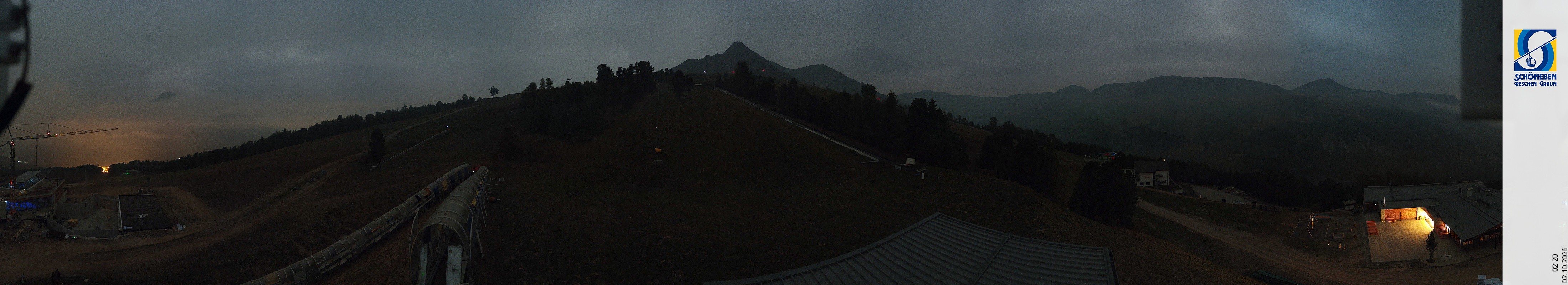 Archiv Foto Webcam Schöneben - Panoramablick von der Mittelstation