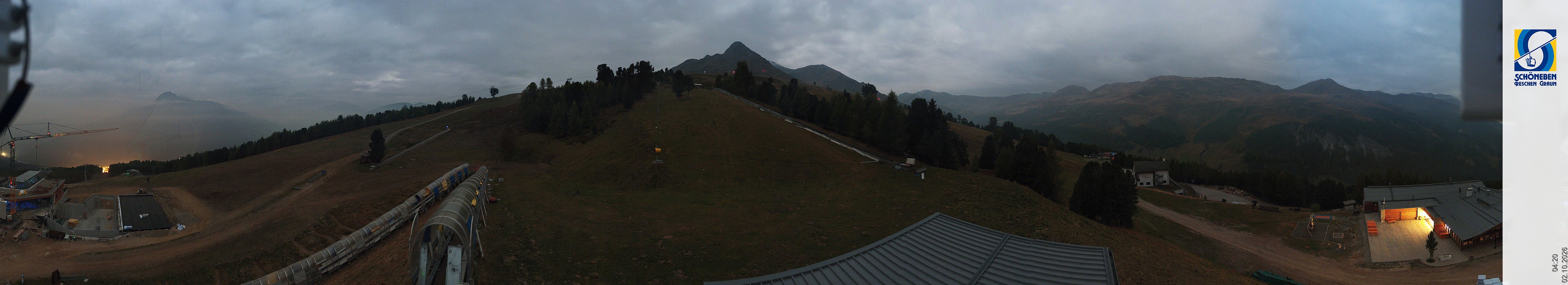 Archiv Foto Webcam Schöneben - Panoramablick von der Mittelstation