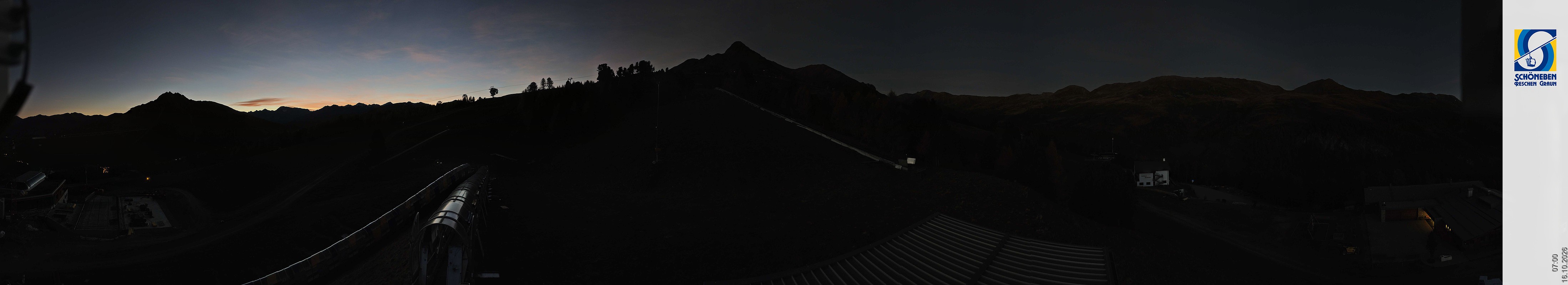 Archiv Foto Webcam Schöneben - Panoramablick von der Mittelstation