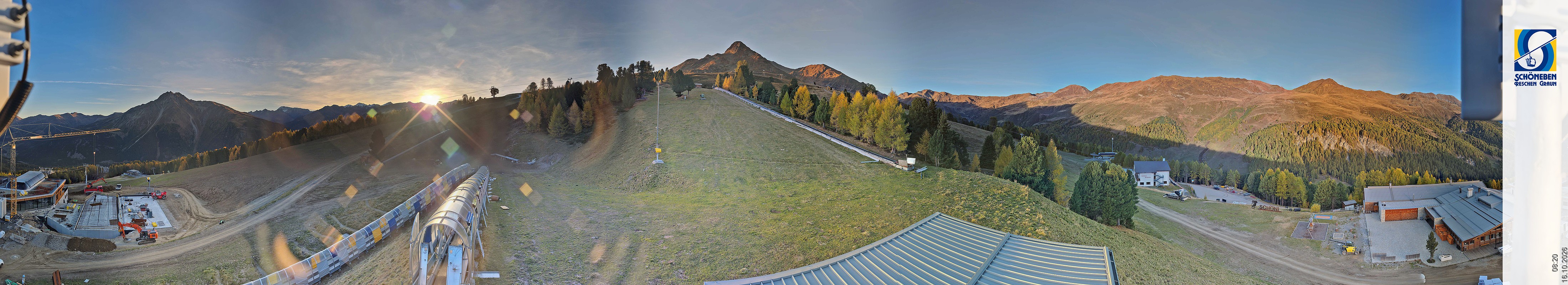 Archiv Foto Webcam Schöneben - Panoramablick von der Mittelstation