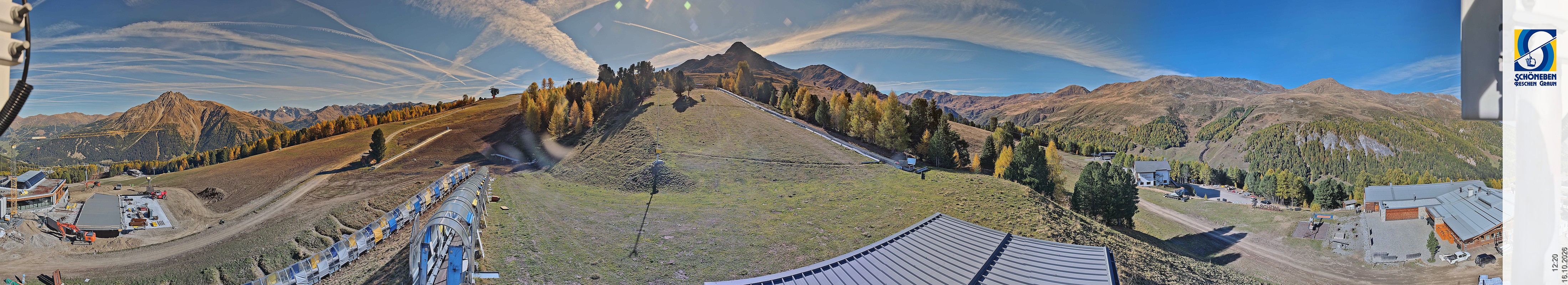 Archiv Foto Webcam Schöneben - Panoramablick von der Mittelstation