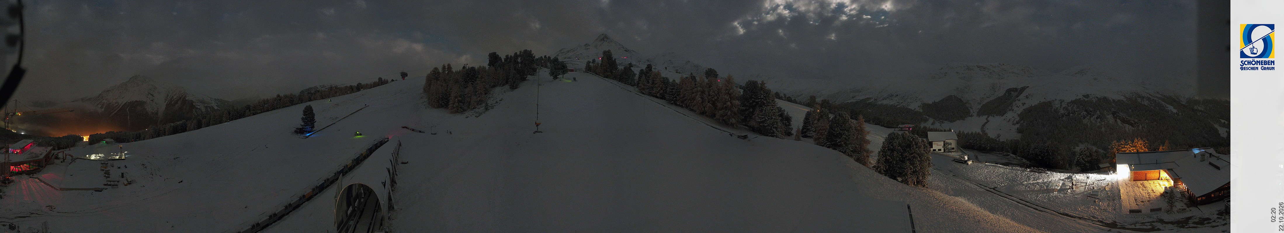 Archiv Foto Webcam Schöneben - Panoramablick von der Mittelstation