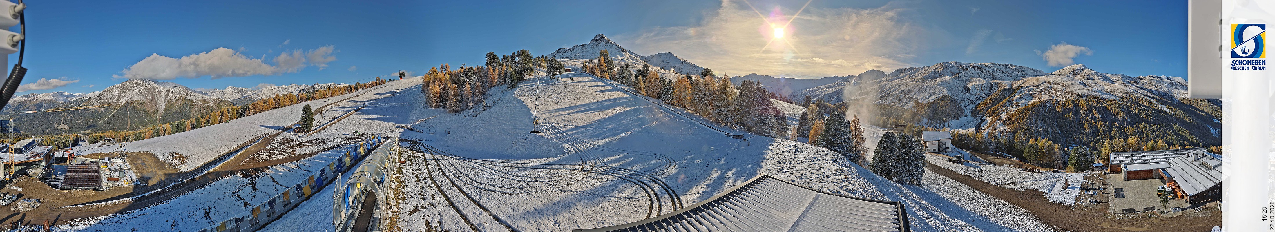 Archiv Foto Webcam Schöneben - Panoramablick von der Mittelstation
