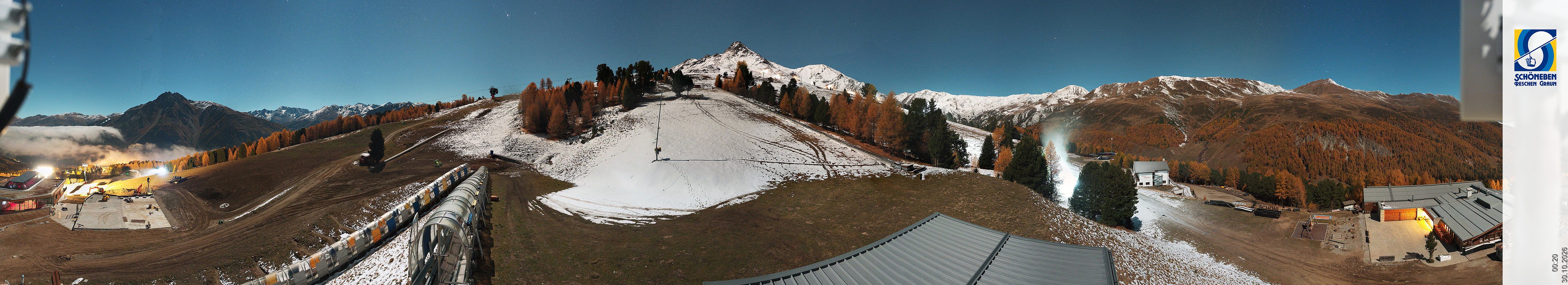 Archiv Foto Webcam Schöneben - Panoramablick von der Mittelstation