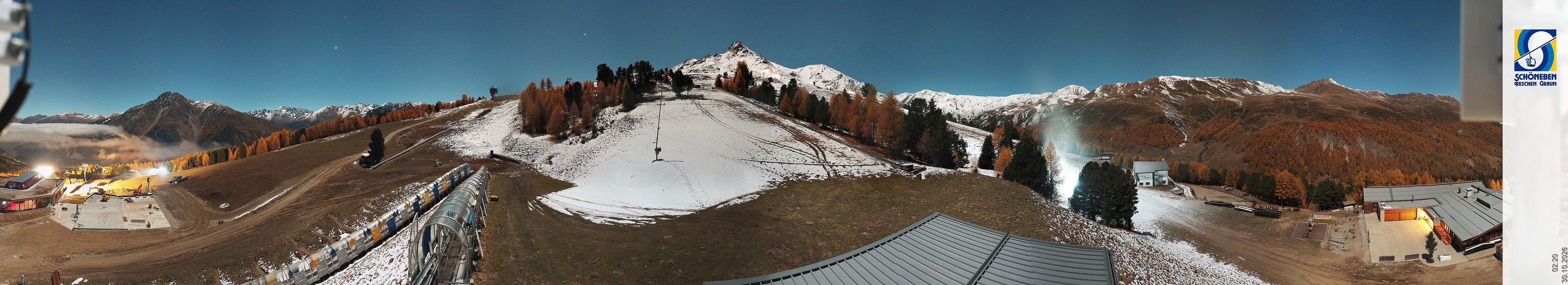 Archiv Foto Webcam Schöneben - Panoramablick von der Mittelstation