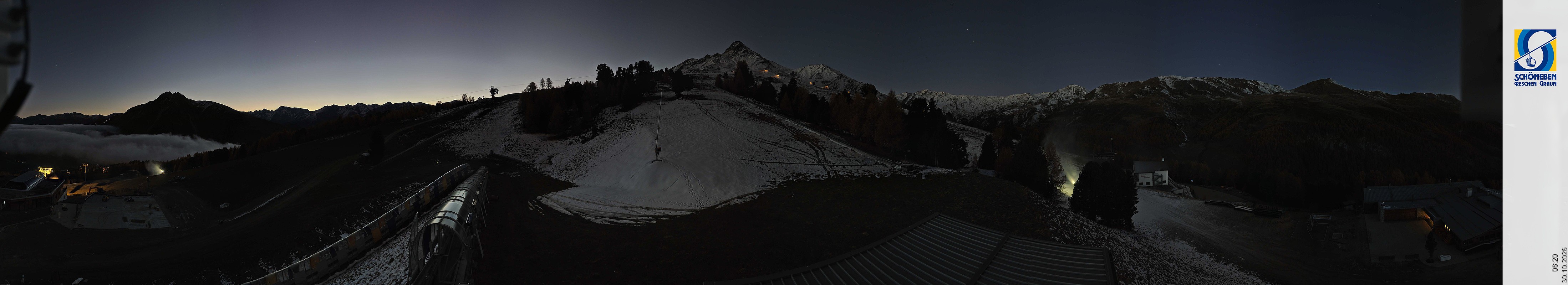 Archiv Foto Webcam Schöneben - Panoramablick von der Mittelstation
