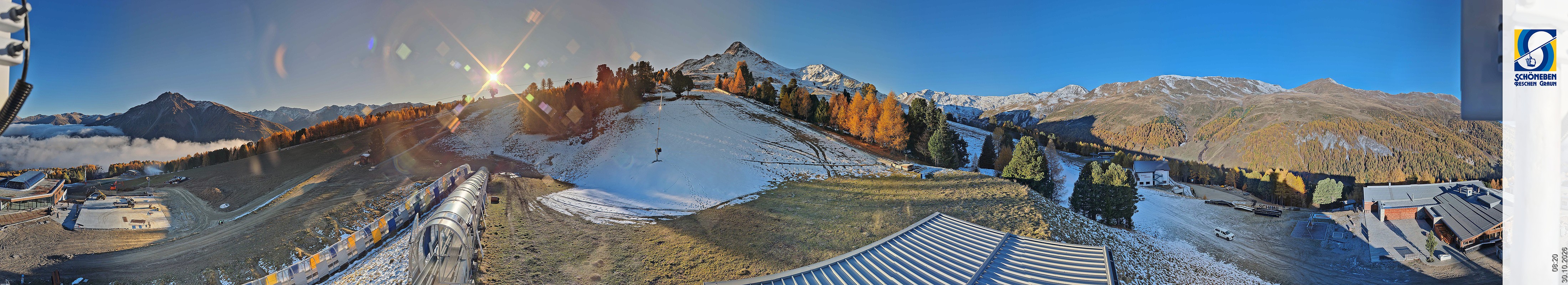 Archiv Foto Webcam Schöneben - Panoramablick von der Mittelstation