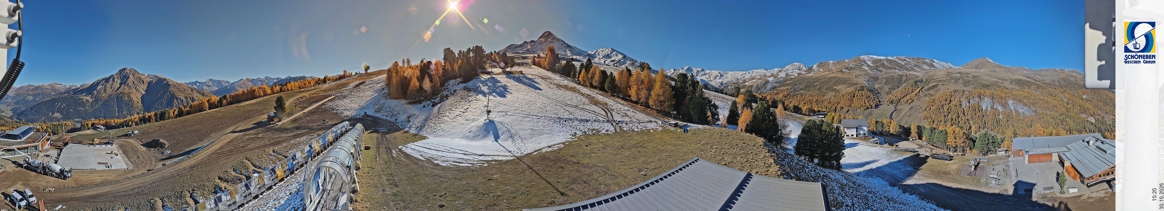 Archiv Foto Webcam Schöneben - Panoramablick von der Mittelstation