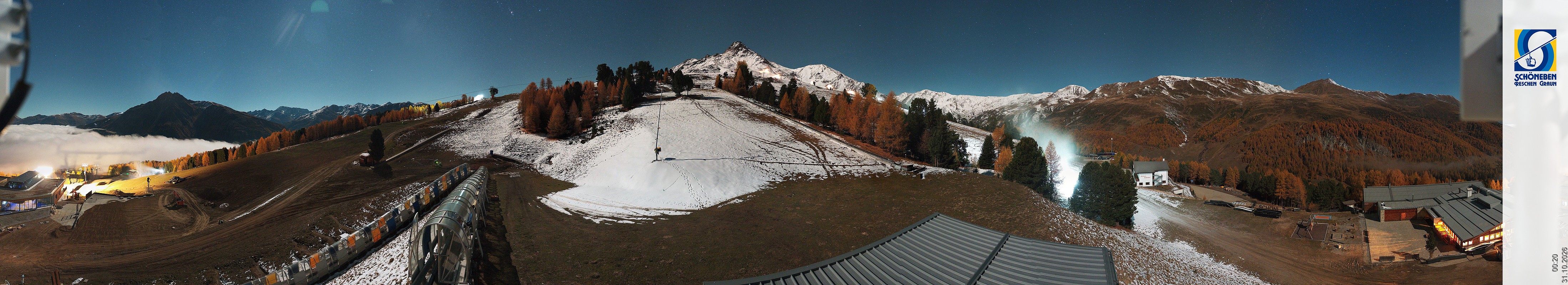 Archiv Foto Webcam Schöneben - Panoramablick von der Mittelstation