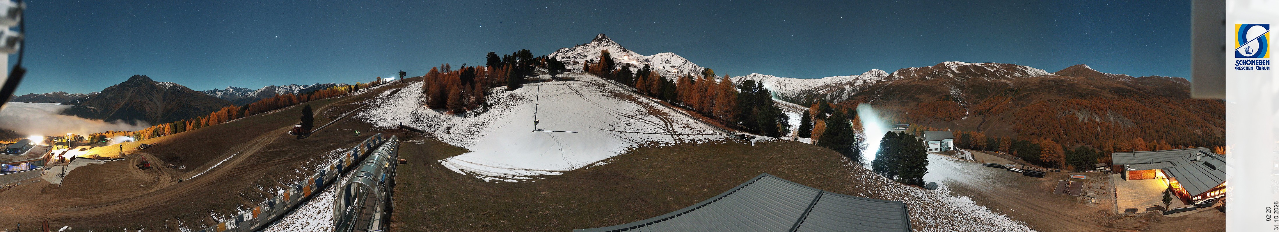 Archiv Foto Webcam Schöneben - Panoramablick von der Mittelstation
