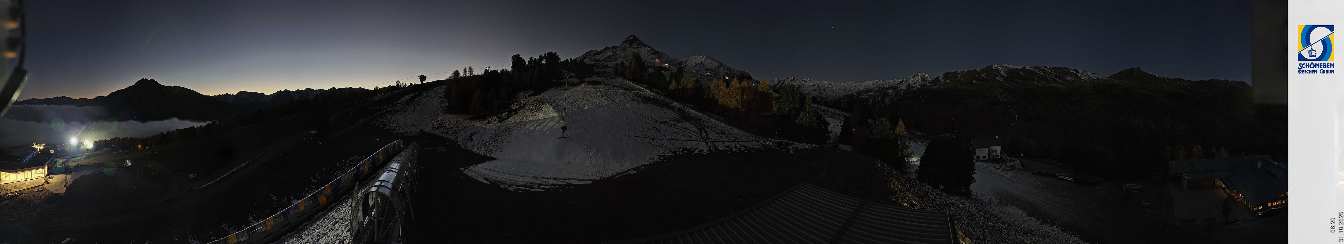 Archiv Foto Webcam Schöneben - Panoramablick von der Mittelstation