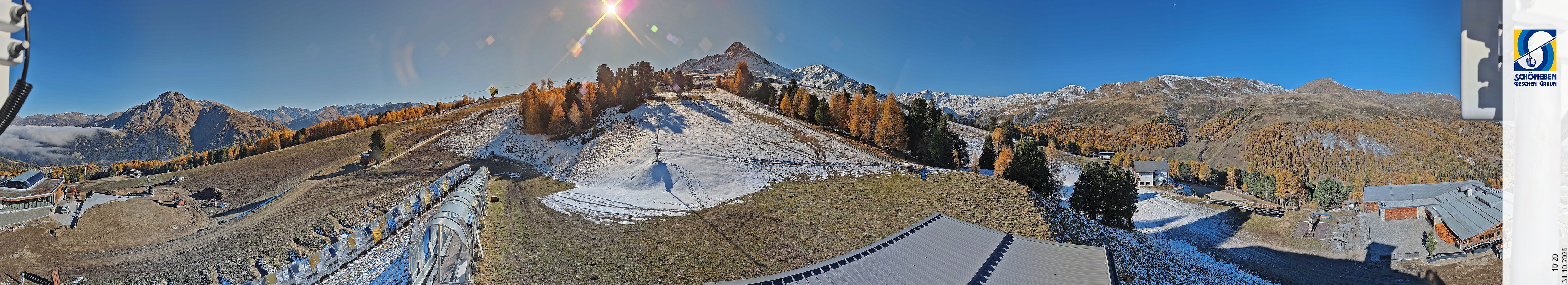 Archiv Foto Webcam Schöneben - Panoramablick von der Mittelstation