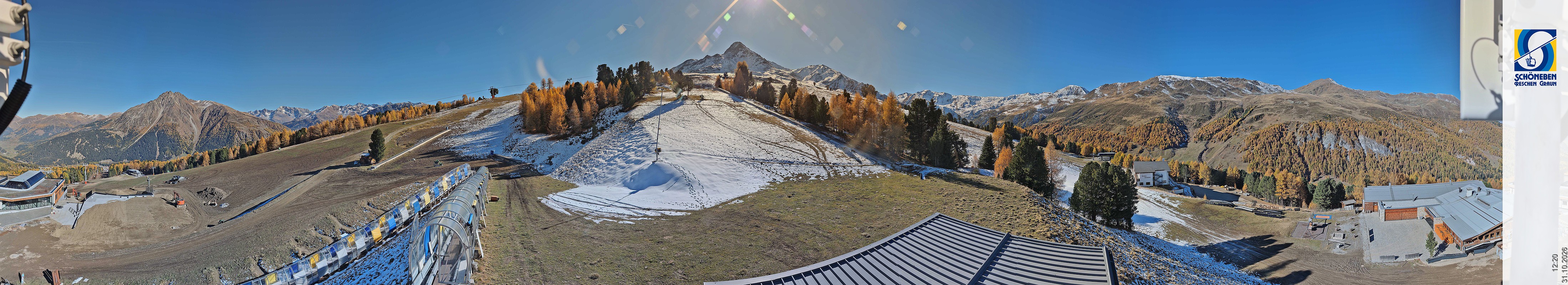 Archiv Foto Webcam Schöneben - Panoramablick von der Mittelstation