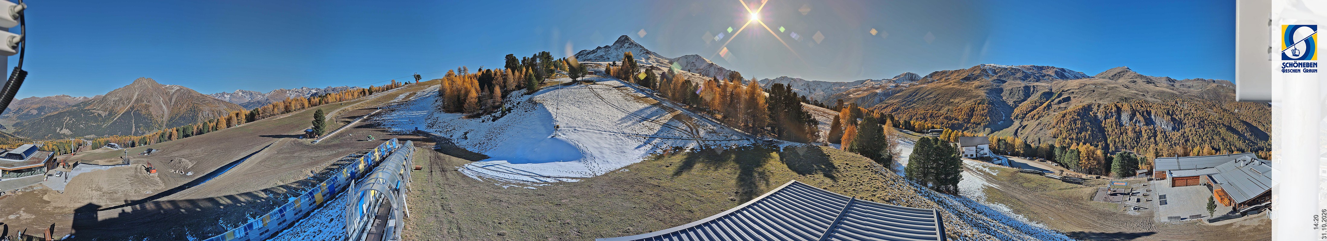 Archiv Foto Webcam Schöneben - Panoramablick von der Mittelstation
