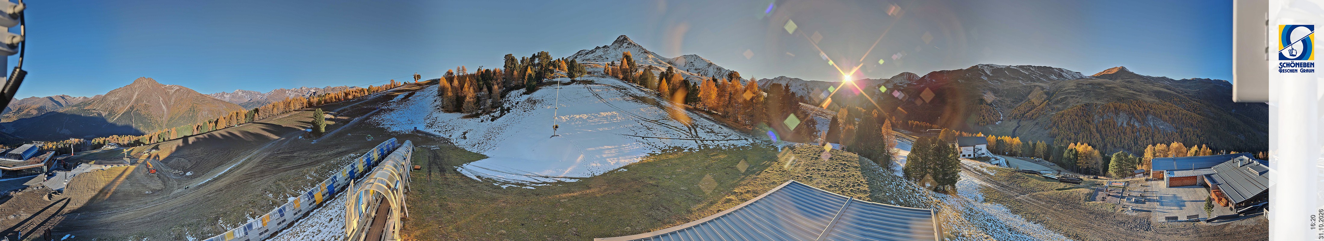 Archiv Foto Webcam Schöneben - Panoramablick von der Mittelstation