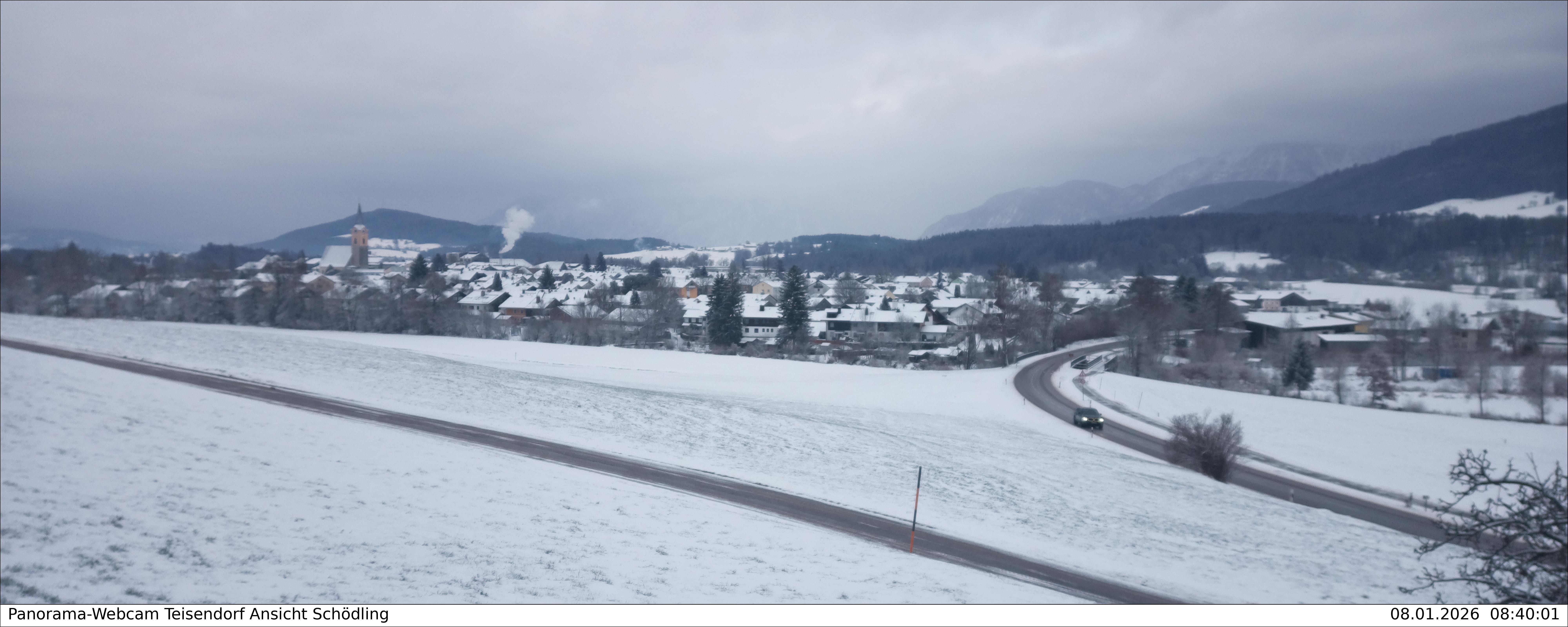 Archiv Foto Webcam Blick auf Teisendorf