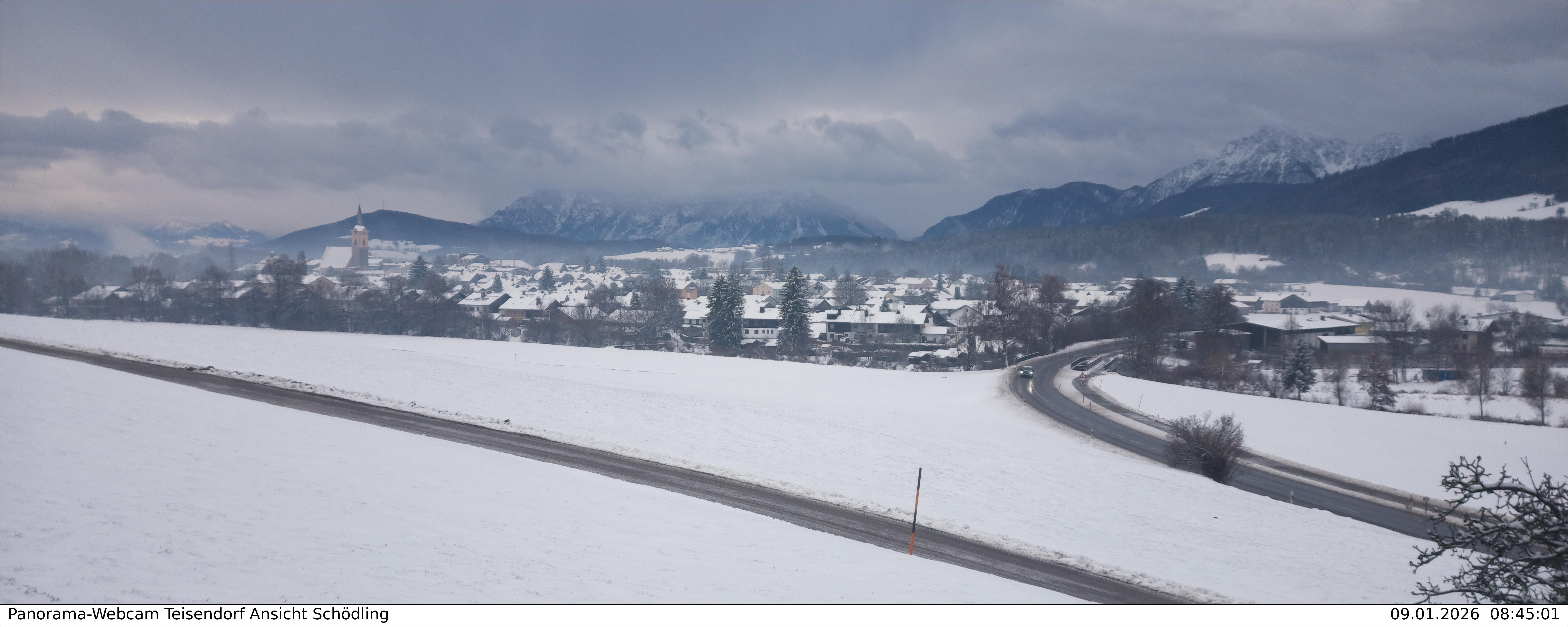 Archiv Foto Webcam Blick auf Teisendorf