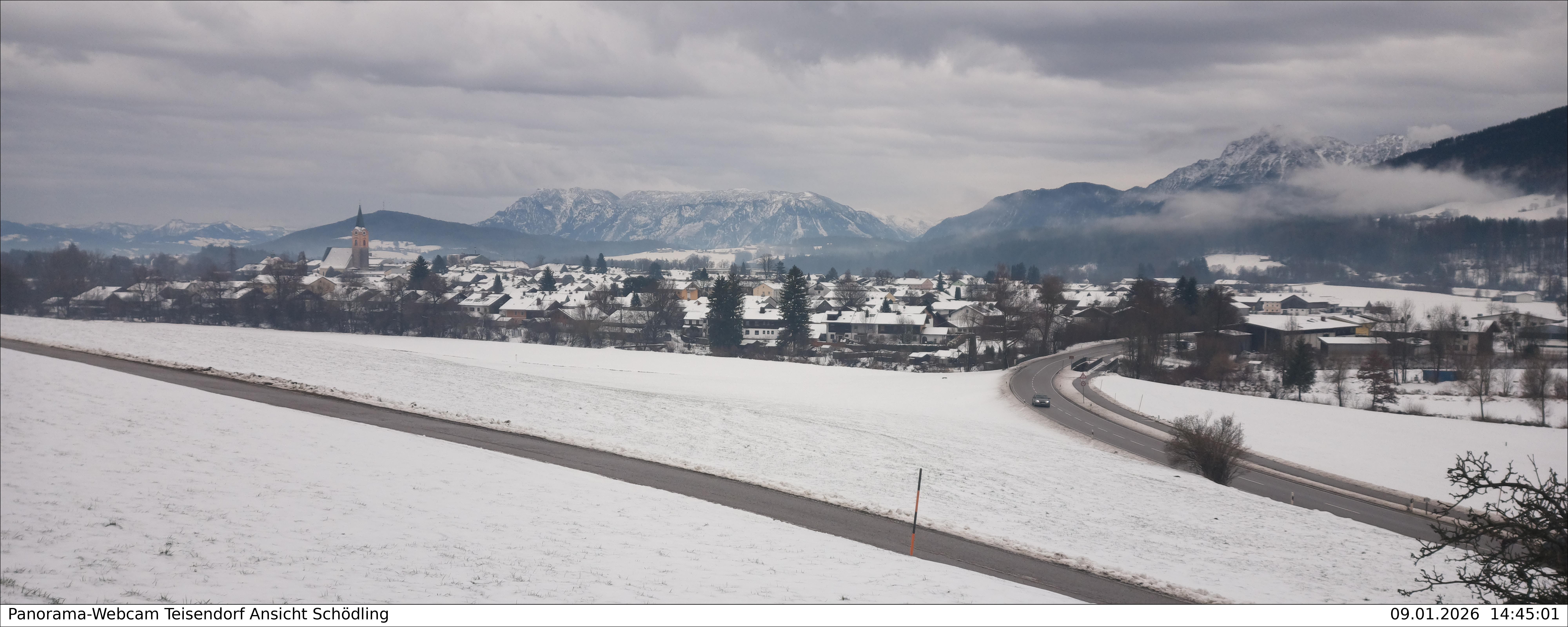 Archiv Foto Webcam Blick auf Teisendorf