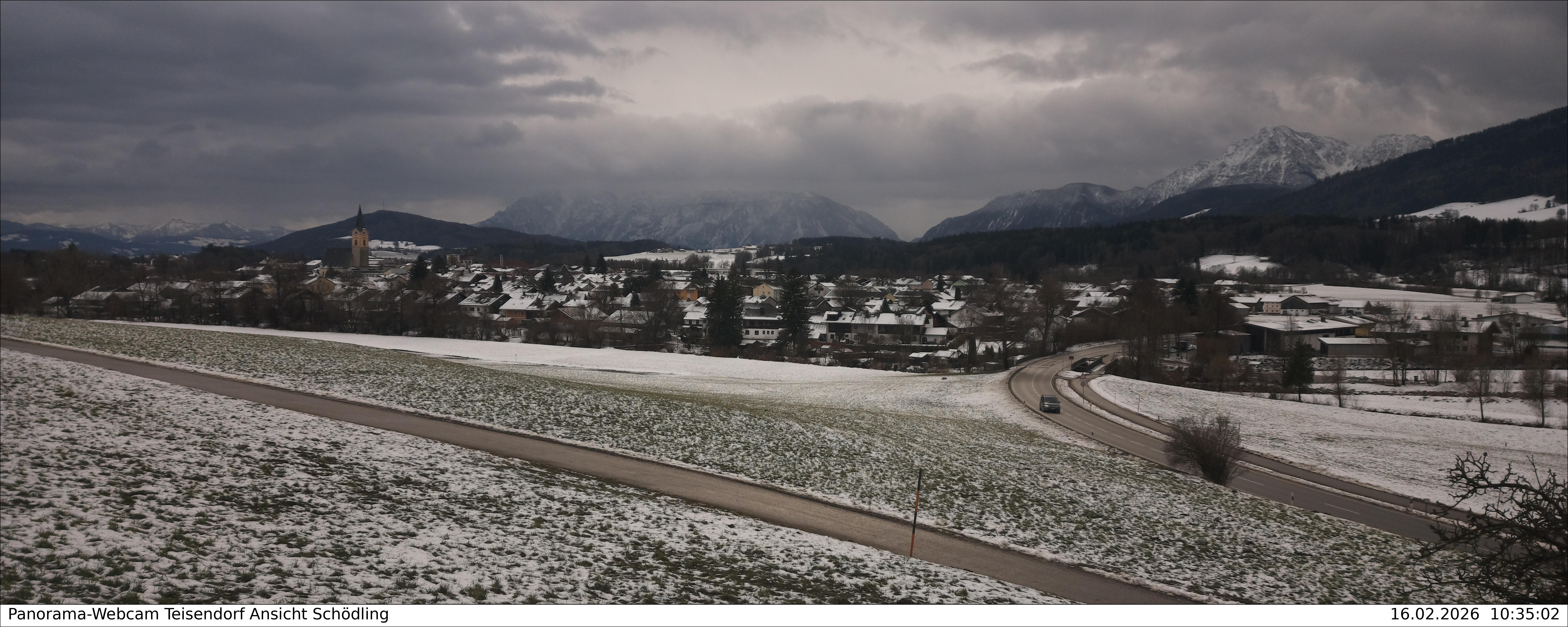 Archiv Foto Webcam Blick auf Teisendorf