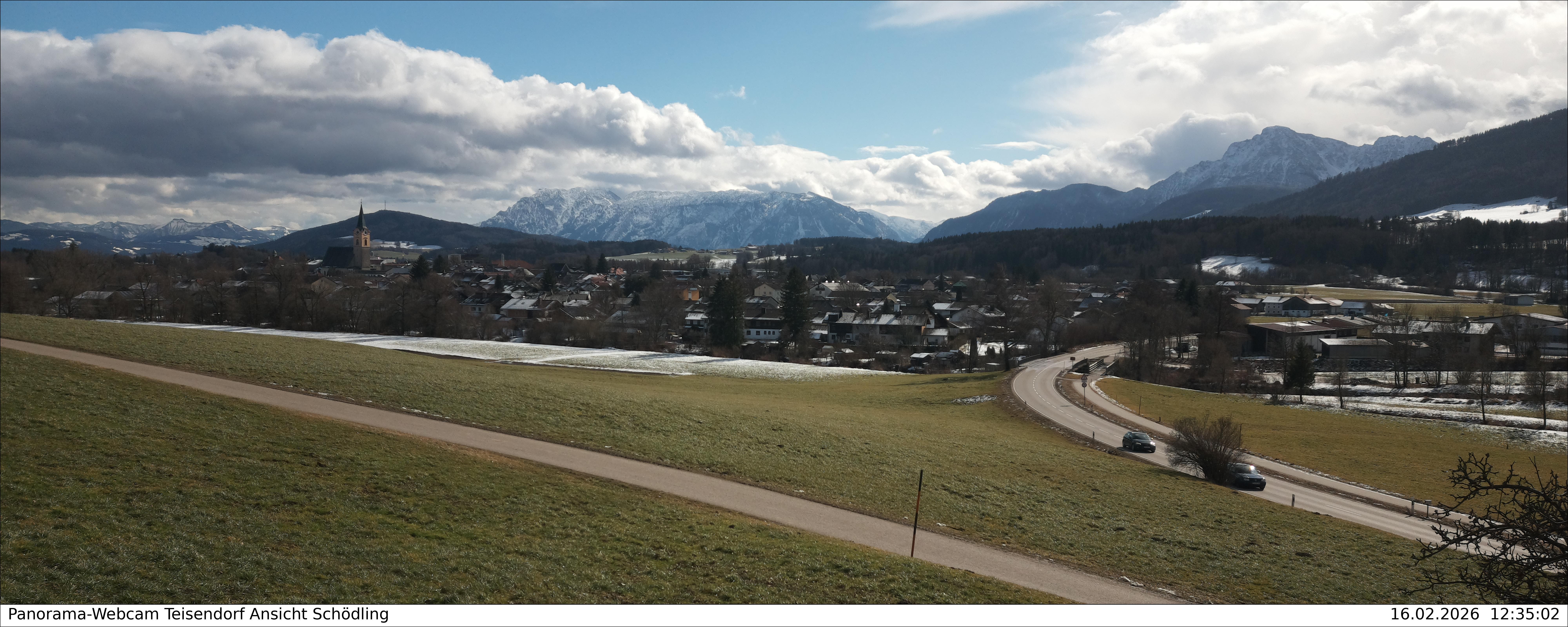Archiv Foto Webcam Blick auf Teisendorf