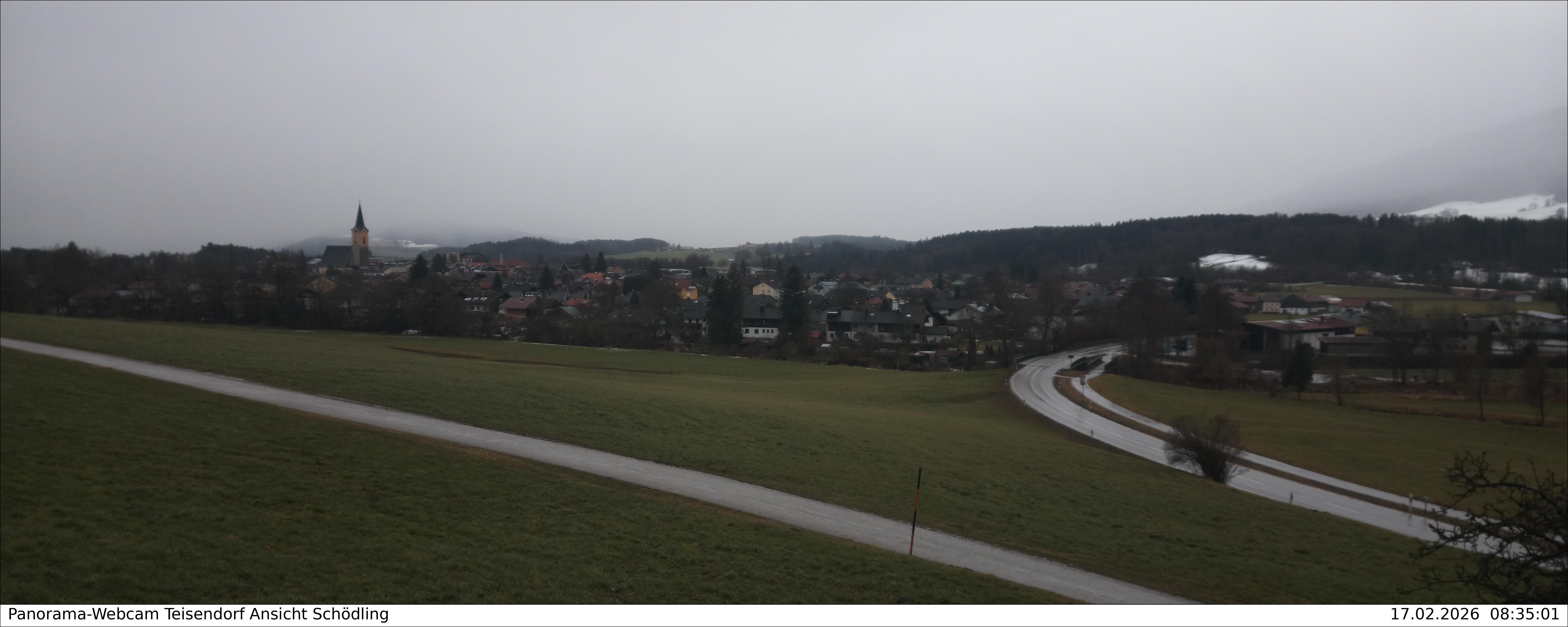 Archiv Foto Webcam Blick auf Teisendorf