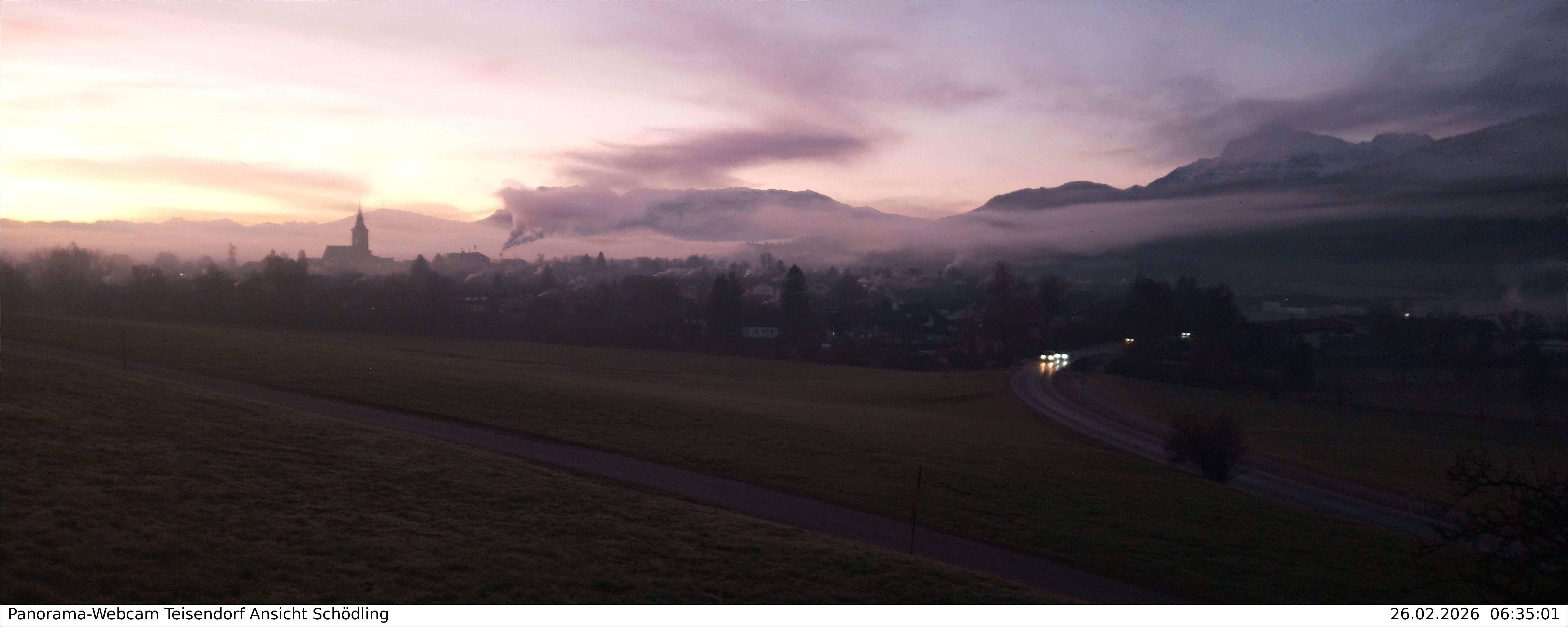Archived image Webcam Teisendorf in the Berchtesgadener Land