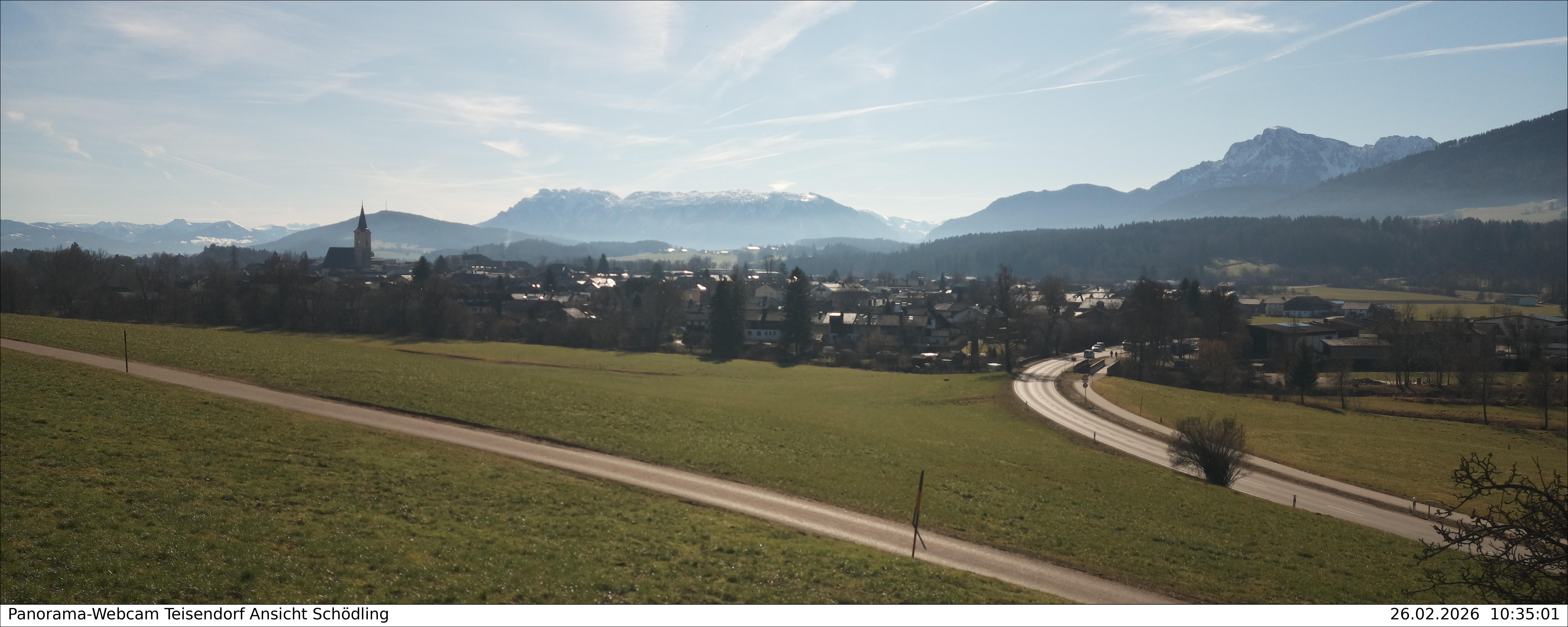 Archived image Webcam Teisendorf in the Berchtesgadener Land