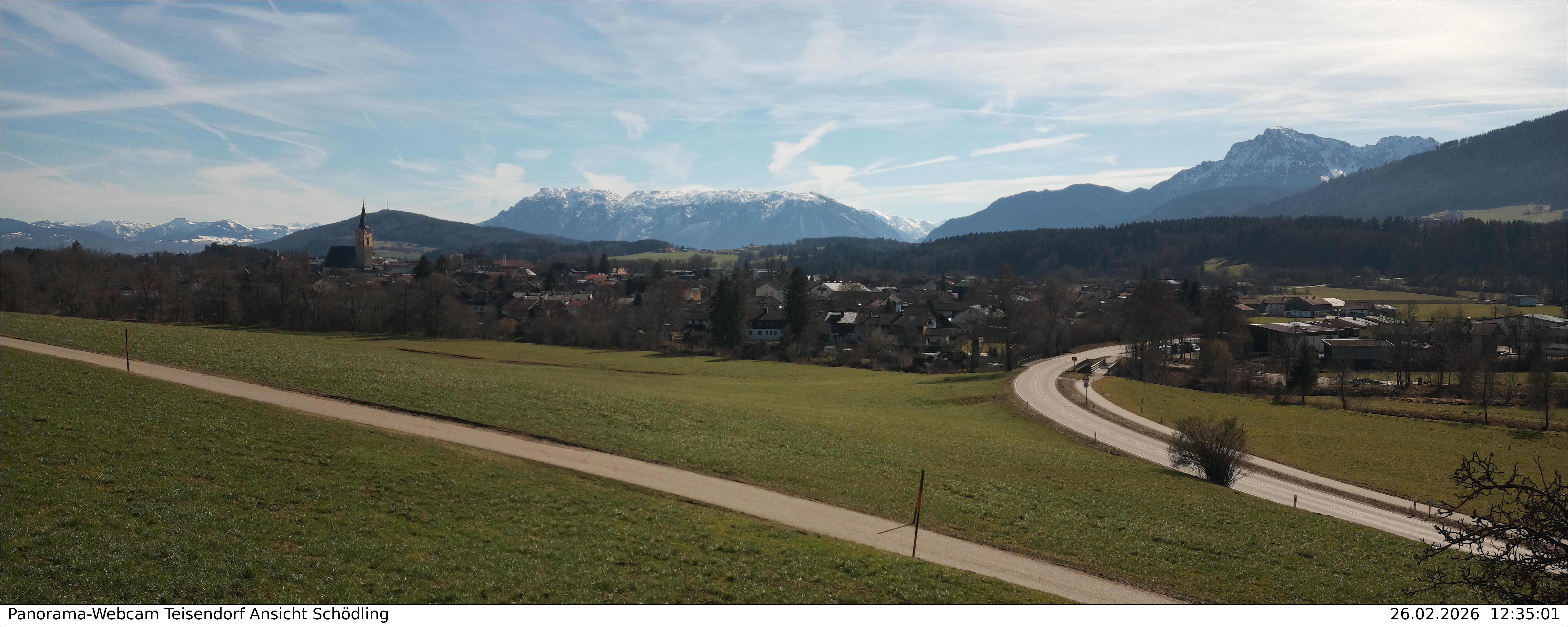 Archived image Webcam Teisendorf in the Berchtesgadener Land