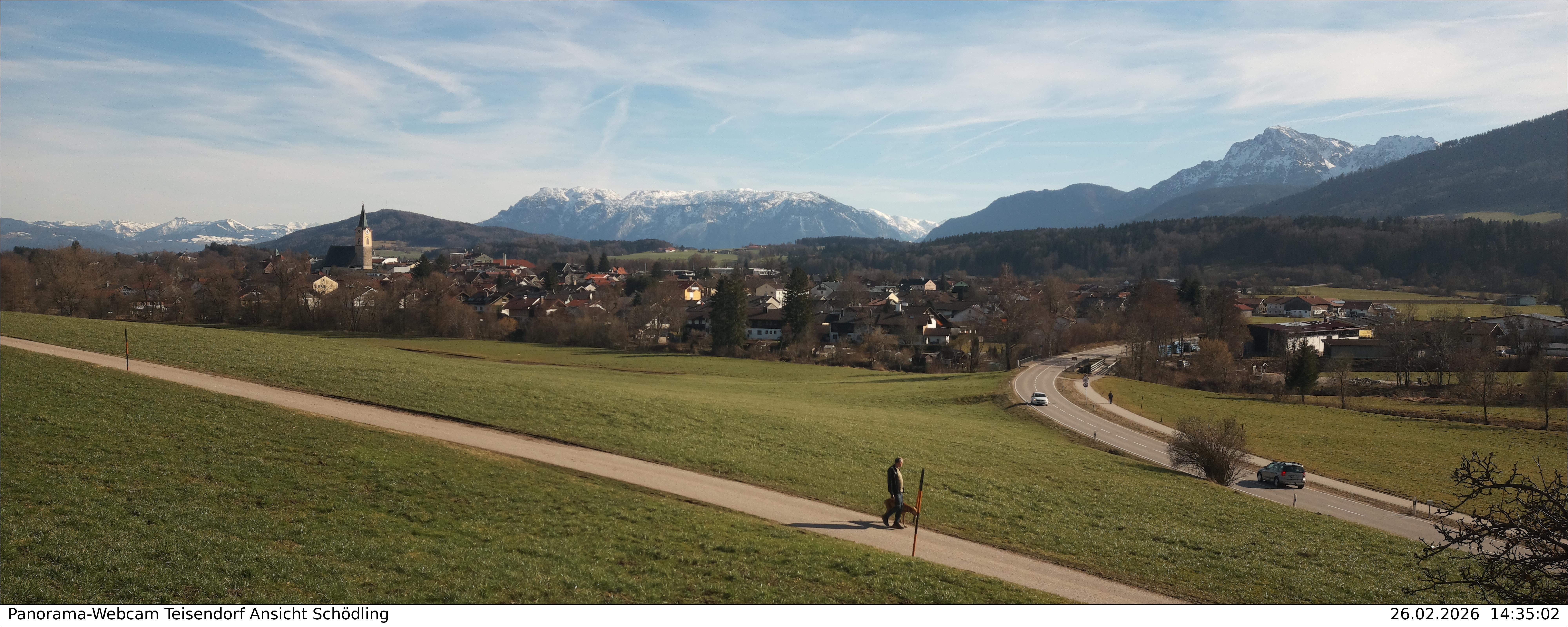 Archived image Webcam Teisendorf in the Berchtesgadener Land